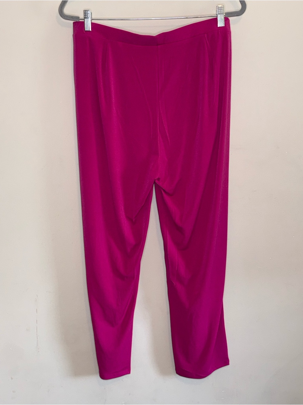 NWT-Zenana Outfitters Bright Magenta Pull-On Straight Leg Pants-Size 1XL,2XL,3XL - Picture 5 of 9
